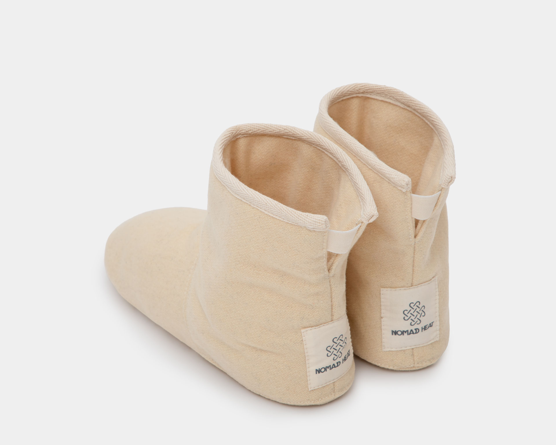 Pantofole Nomad Heat Wool con chiusura elastica sul retro