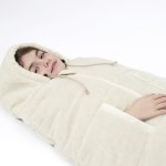 Nomad Heat Children's Wool Sleeping Bag Trek Pro with model (1)