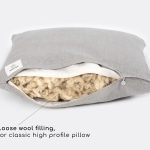 Nomad Heat Travel Pillow with wool filling