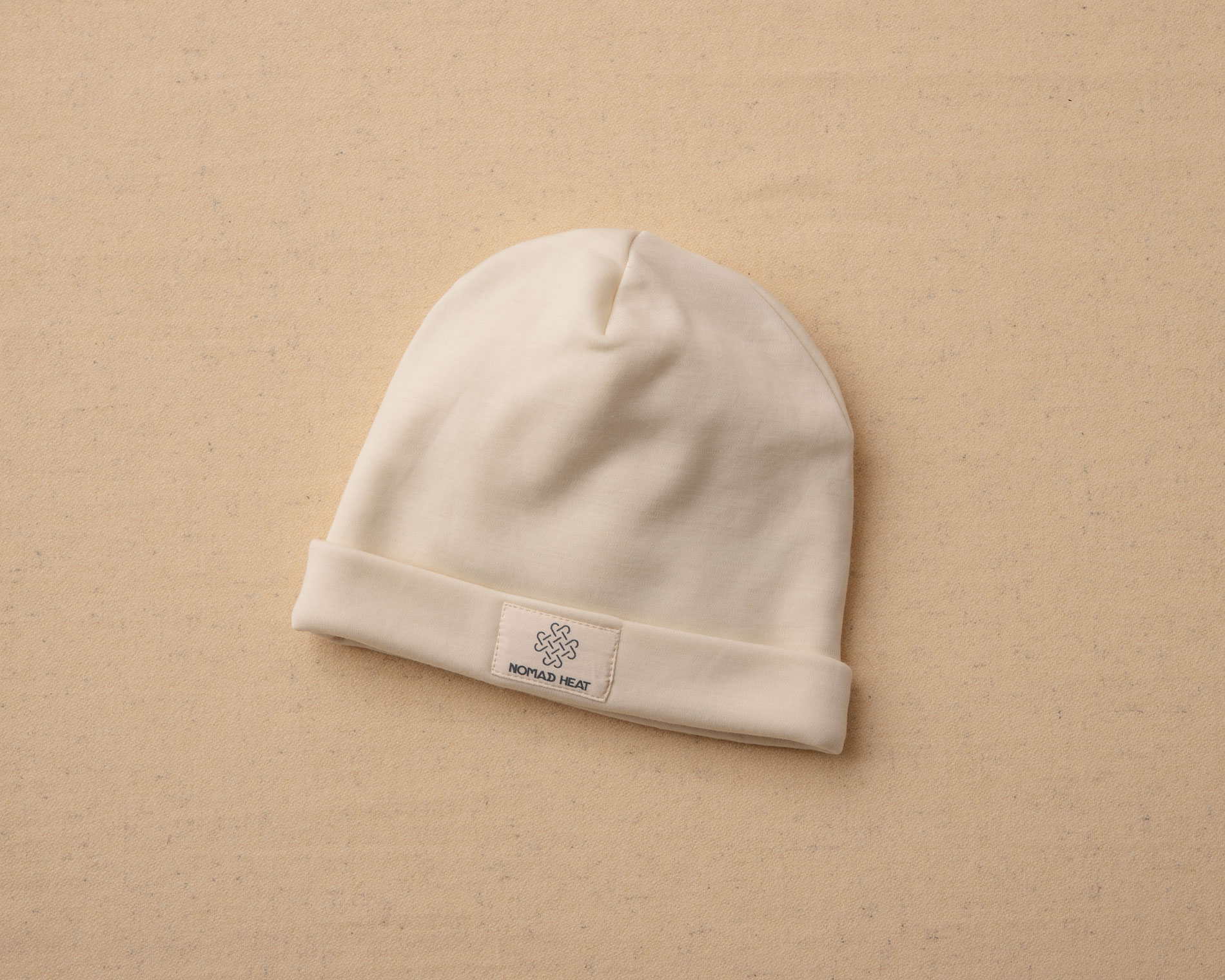 Nomad Heat Wool Beanie Fine Merino Wool fabric